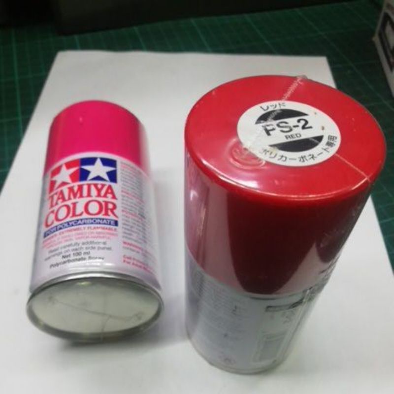 Tamiya spray paint PS2 Red 100ml Hsp KYOSHO SYMA Wltoys Shopee Malaysia