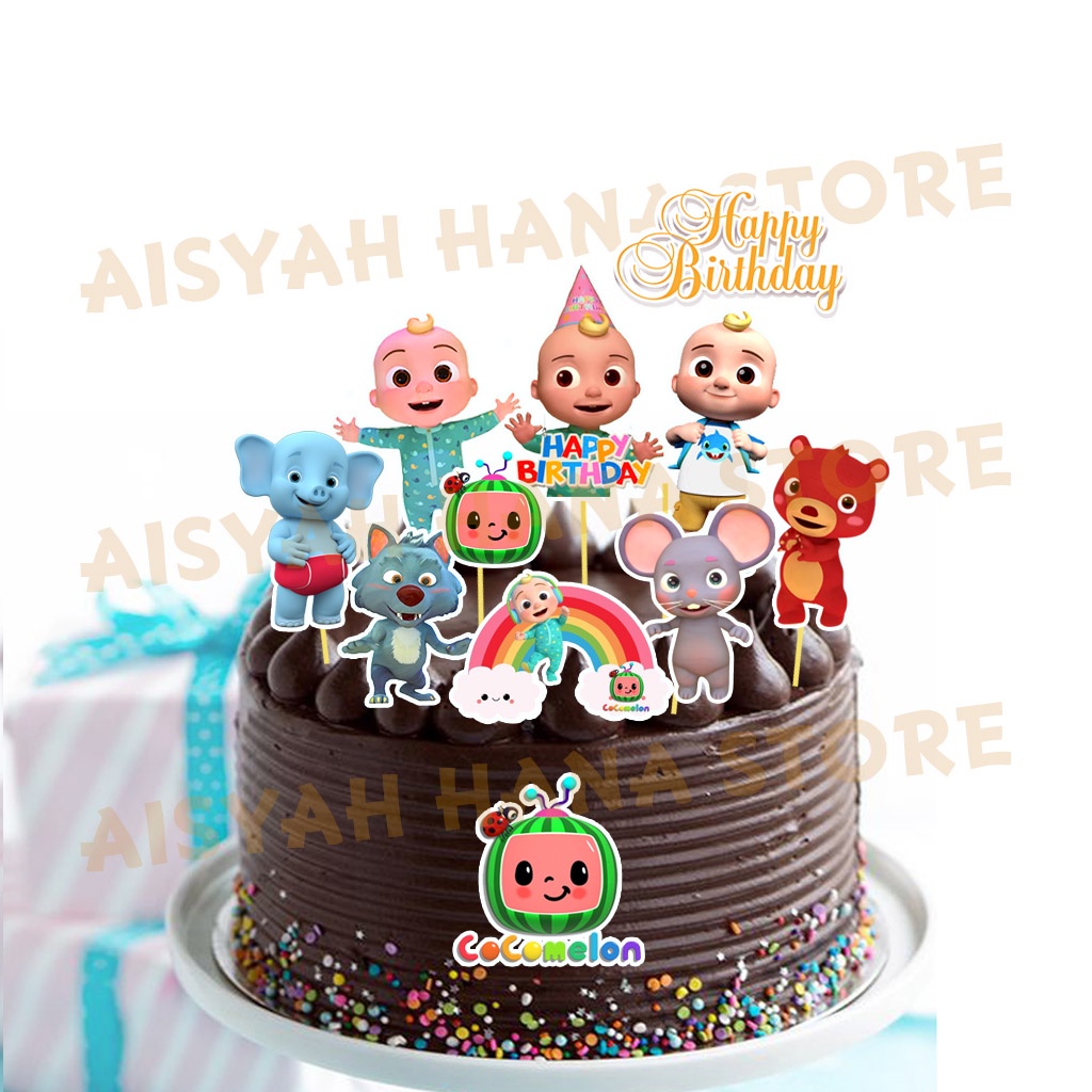 AHS Many Variation Cake Topper 1 Decoration Birthday theme Party Kek ...