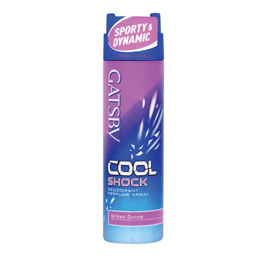 Gatsby Cool Shock Deodorant Perfume Spray Urban Ozone 175ml Shopee