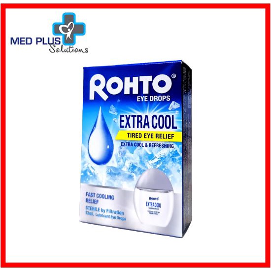ROHTO Extra Cool Eye Drops 13ml (EXP: 12/2025) | Shopee Malaysia