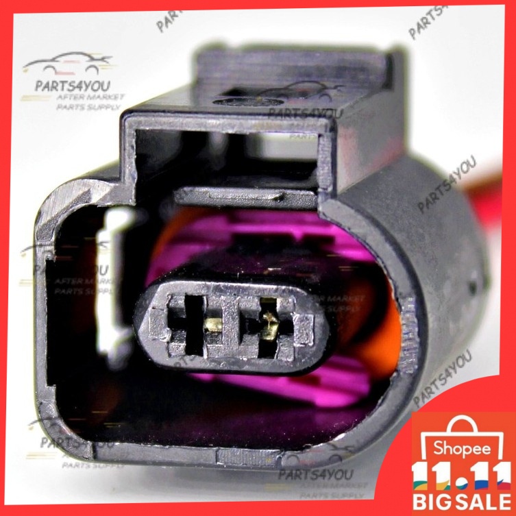 VOLKSWAGEN AUDI 1J0973702 COOLANT TEMPERATURE SENSOR SOCKET CONNECTOR ...