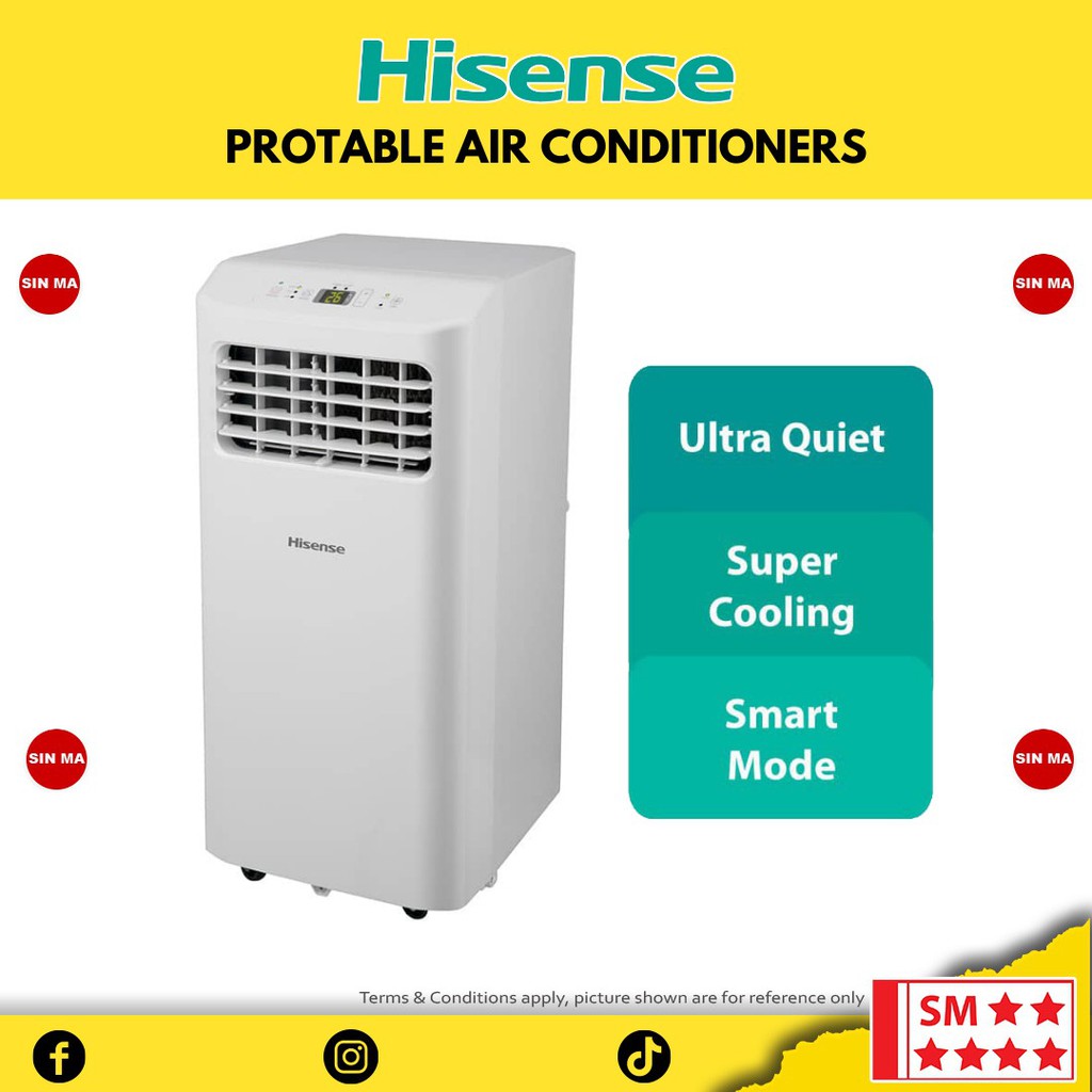 Hisense Portable Air Conditioner Ap09kvg Ap12nxg Shopee Malaysia 5716