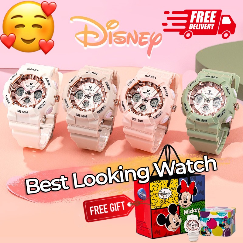 ORIGINAL】Disney Mickey Watch Jam Tangan Gshock Casio Baby G