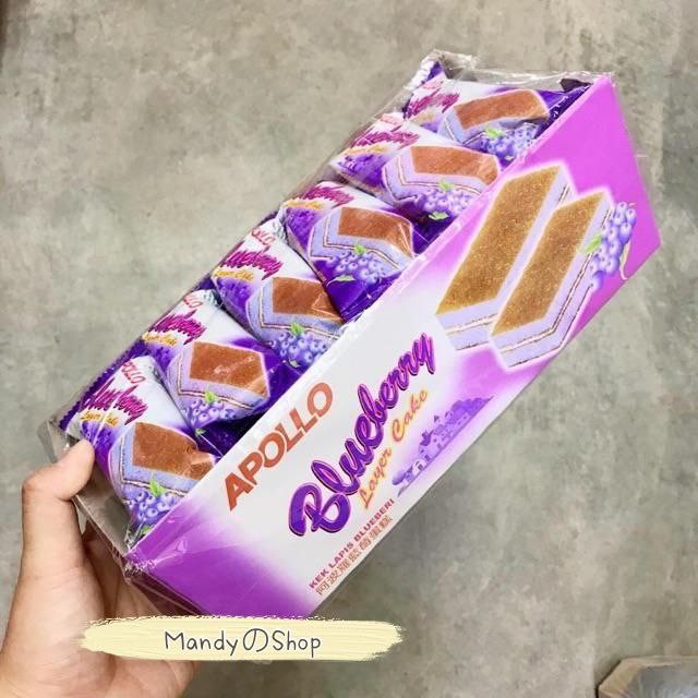 Apollo Blueberry Layer Cake 24pcs | Shopee Malaysia