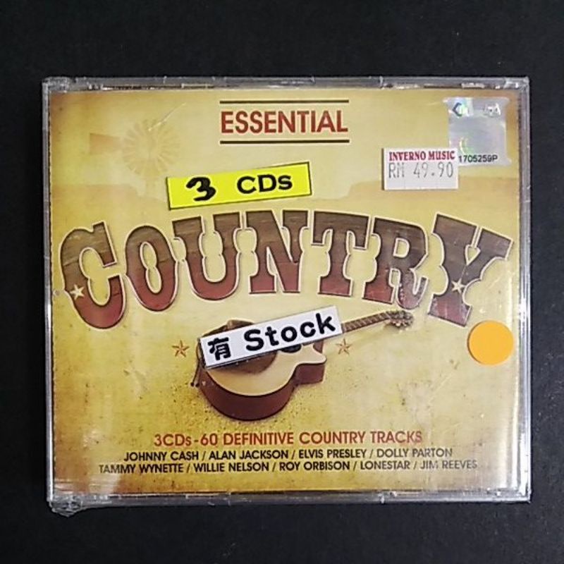 Essential Country - 60 Definitive Country Tracks (3CDs) | Shopee Malaysia