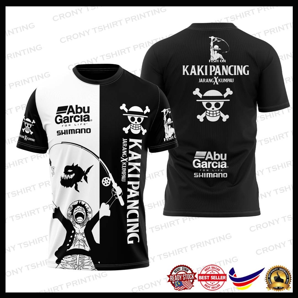 【Large discount】Rare X Kumpau OnePiece Edition Fishing Shirt | Kaki Pancing  Jarang X Kumpau Onepiece Edition Sublimation Tshirt