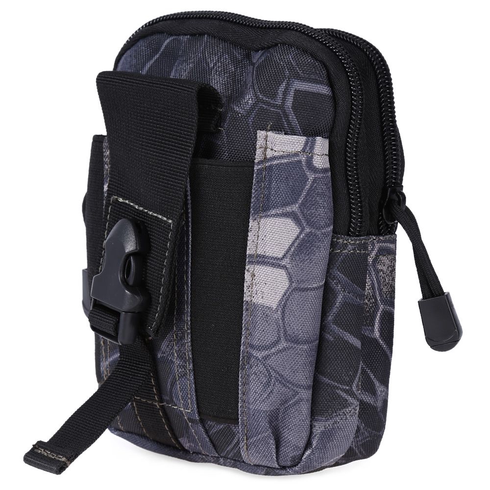 MULTIPURPOSE OUTDOOR ACCESSIBLE POUCH BELT LOOPS WAIST BAG (BLACK ...