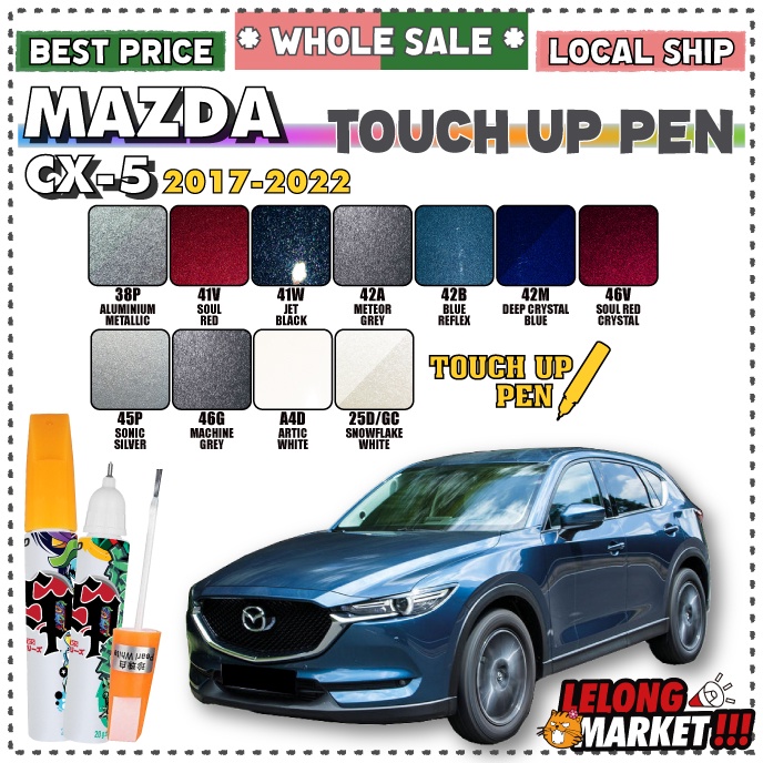thumbnail image 2 of OEM Quality Touch-Up Paint For Mazda CX-5 - Snowflake White Pearl 26D/25D - Scratch Repair 2 of 6