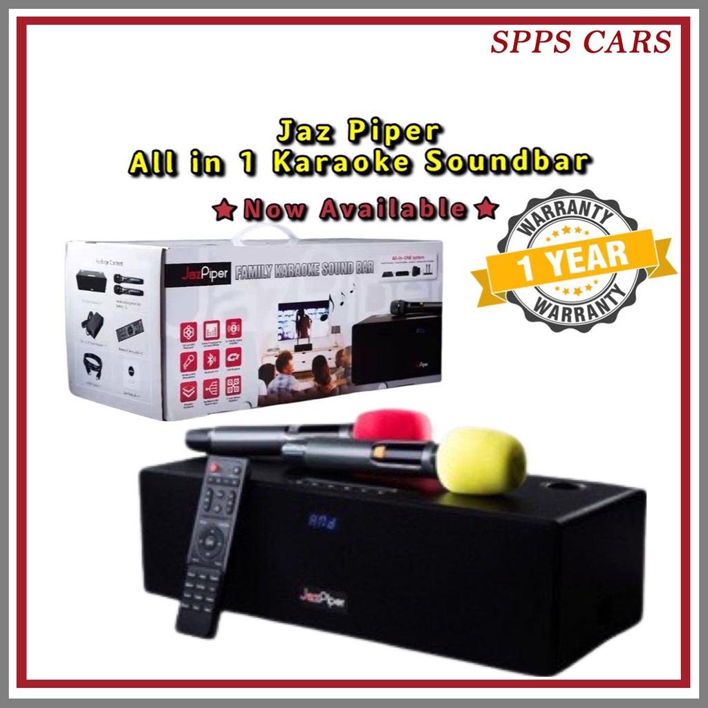 JazPiper Karaoke Sound Bar AllinOne Family WiFi KTV AutoRenewal Song Amplifier Speaker Mixer