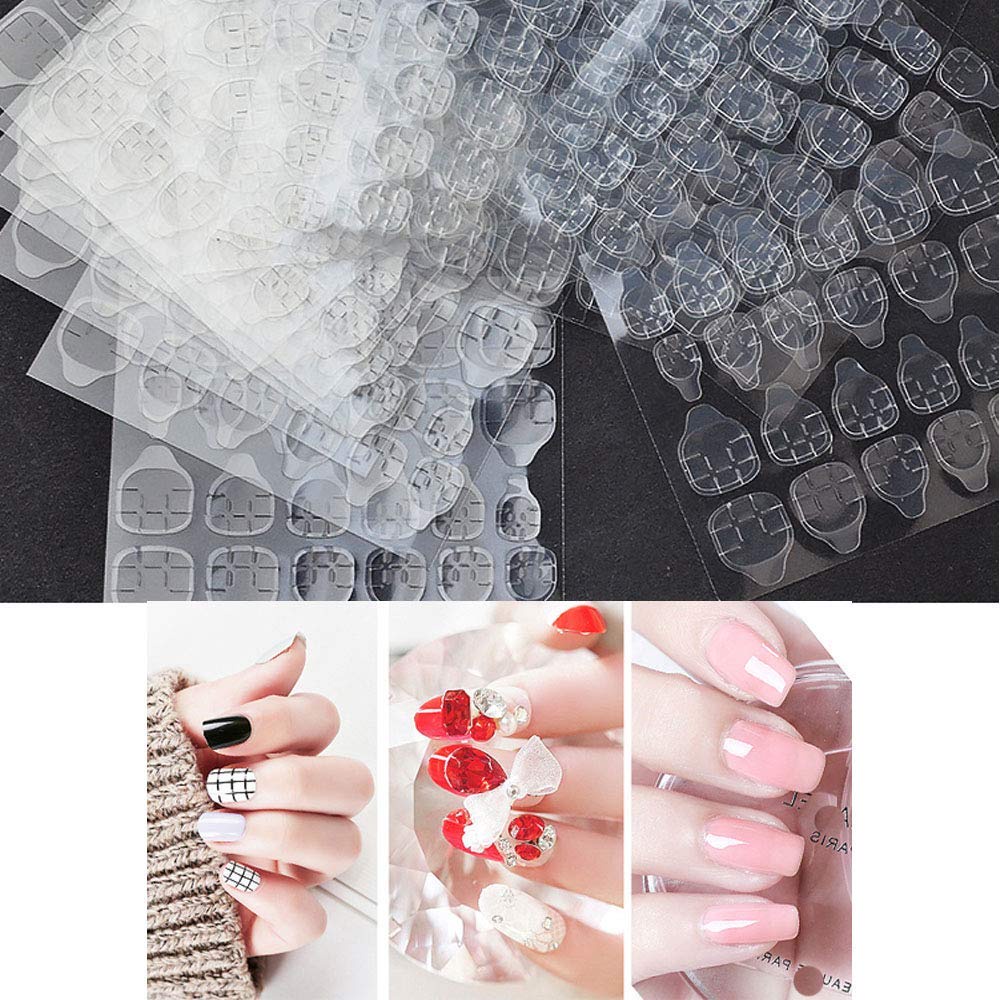 Fake nail glue gel sticker transparent doublesided sticker DIY fake