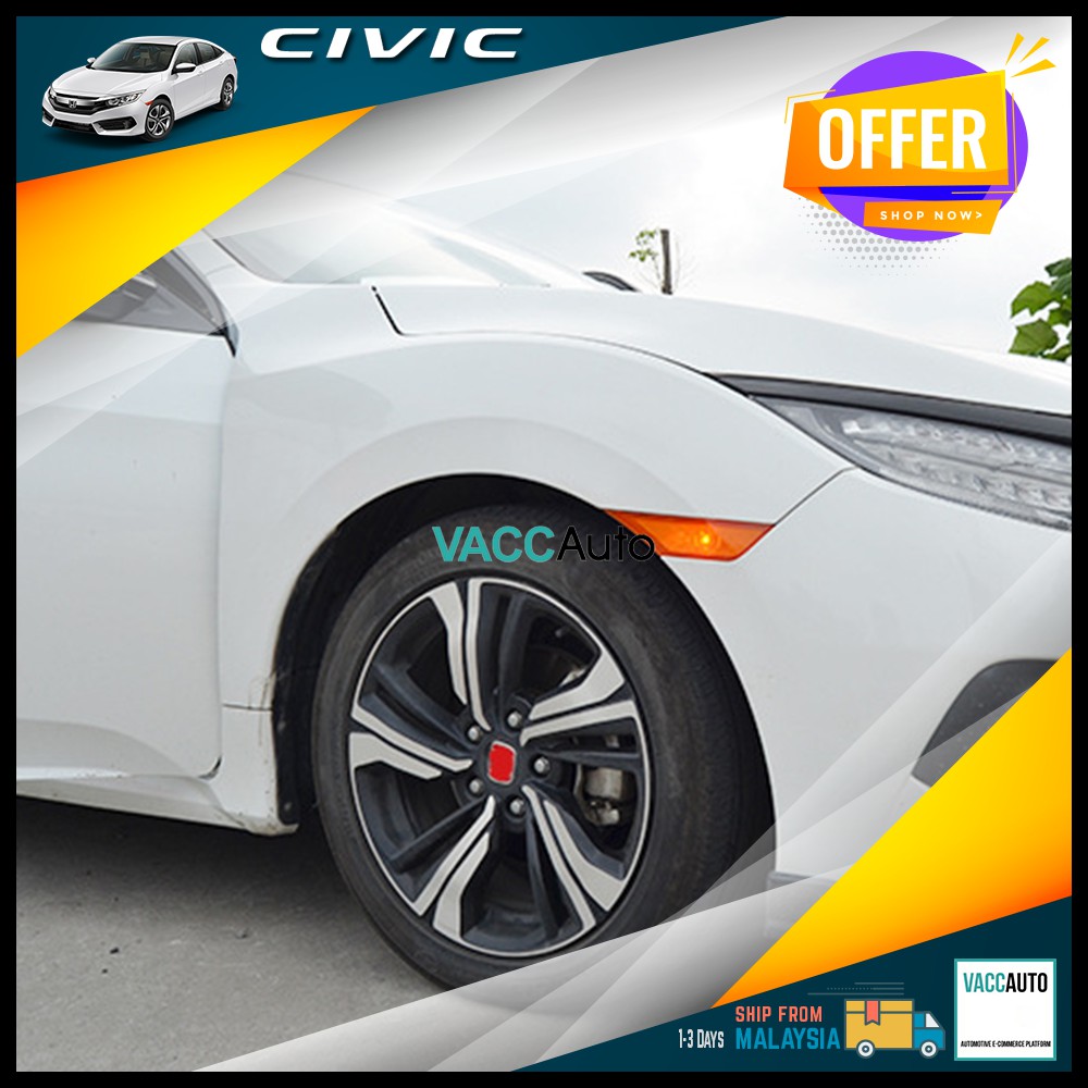 Honda Civic FC 10th Fender Signal Lamp Replace Cover 20162021 Civic