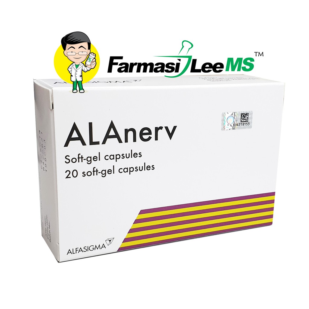 ALAnerv Softgel 20 capsules (Exp 10/2021) New packing | Shopee Malaysia