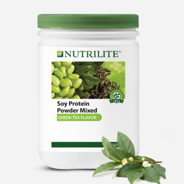 Nutrilite Soy Protein Powder Mixed Green Tea 450G (Authentic Shop