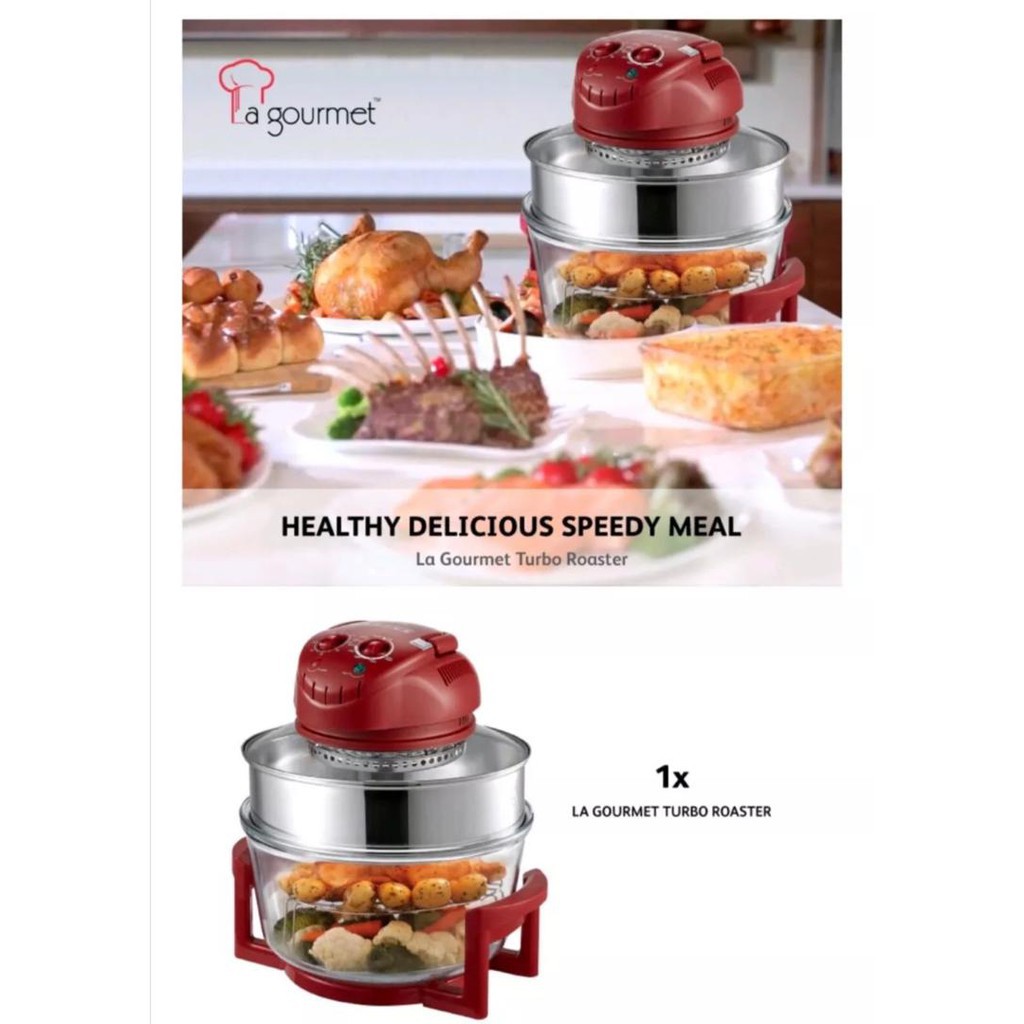 READY STOCK La Gourmet Turbo Roaster Convention Oven Work as Air Fryer Ship Out 24Hours