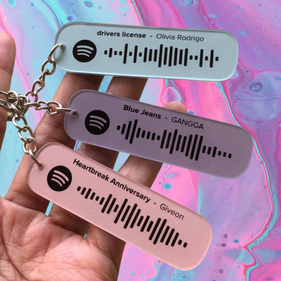 Custom SPOTIFY KEYCHAIN Shopee Malaysia