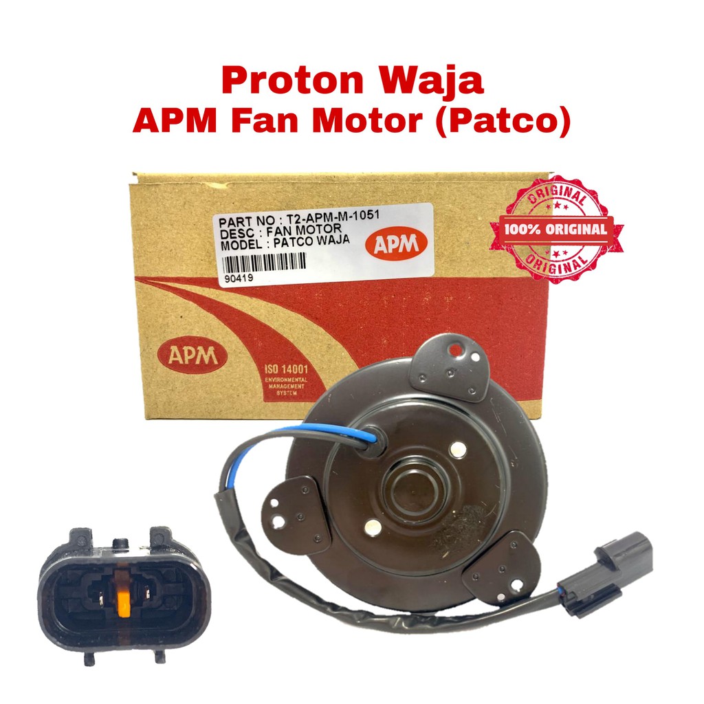 APM Fan Motor T2 APM M 1051 Patco Type Proton Waja Shopee Malaysia