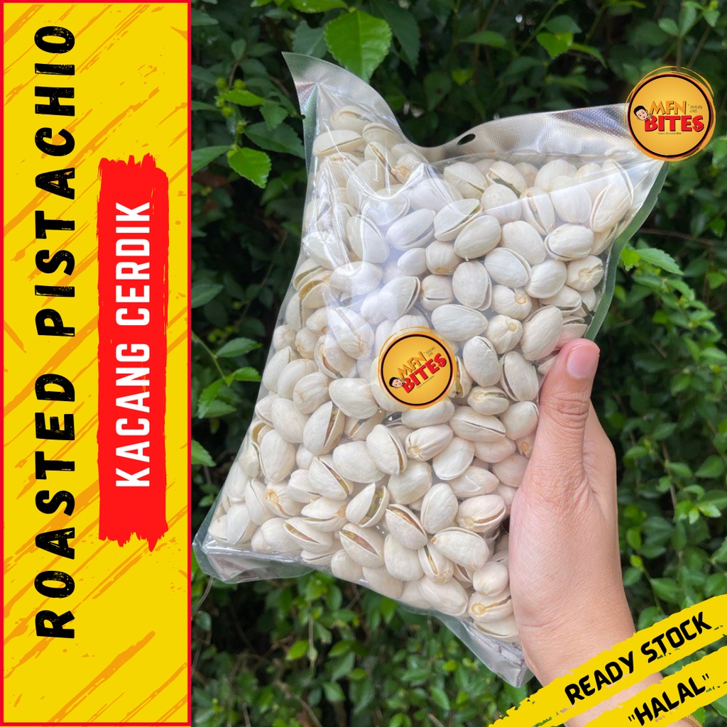 Kacang Pistachio Kacang Usa Roasted Salted Pistachio Nut Kacang Cerdik