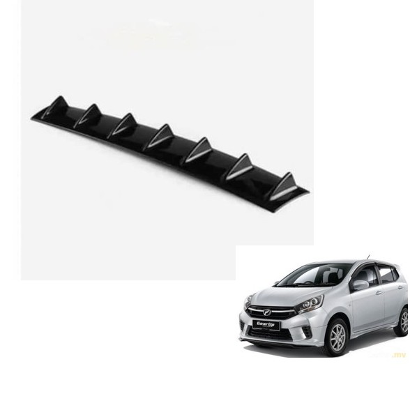 Perodua Axia 2014 Rear Top Roof Diffuser Shark Fin Aerodynamic Rear ...