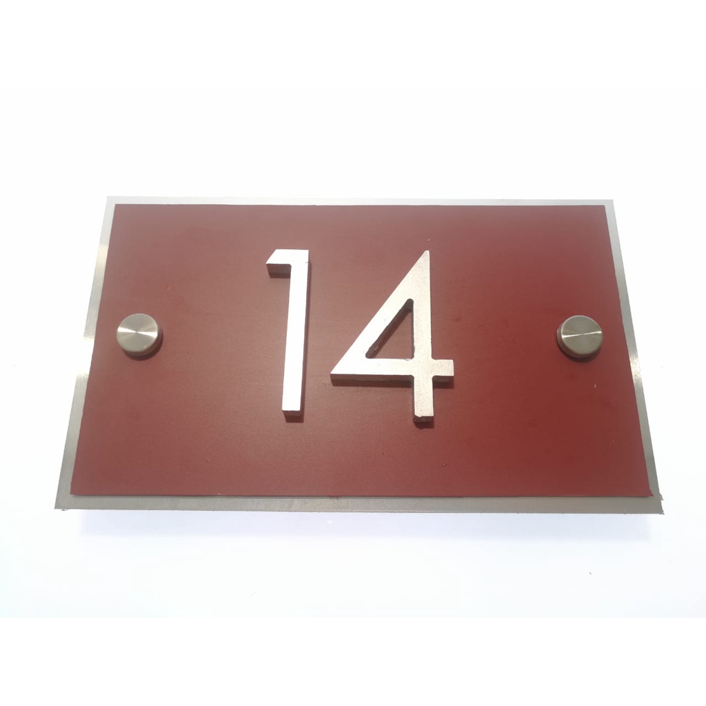 HOUSE NUMBER PLATE, 3D CUTTING LETTERS HOUSE NUMBER PLATE, NOMBOR RUMAH