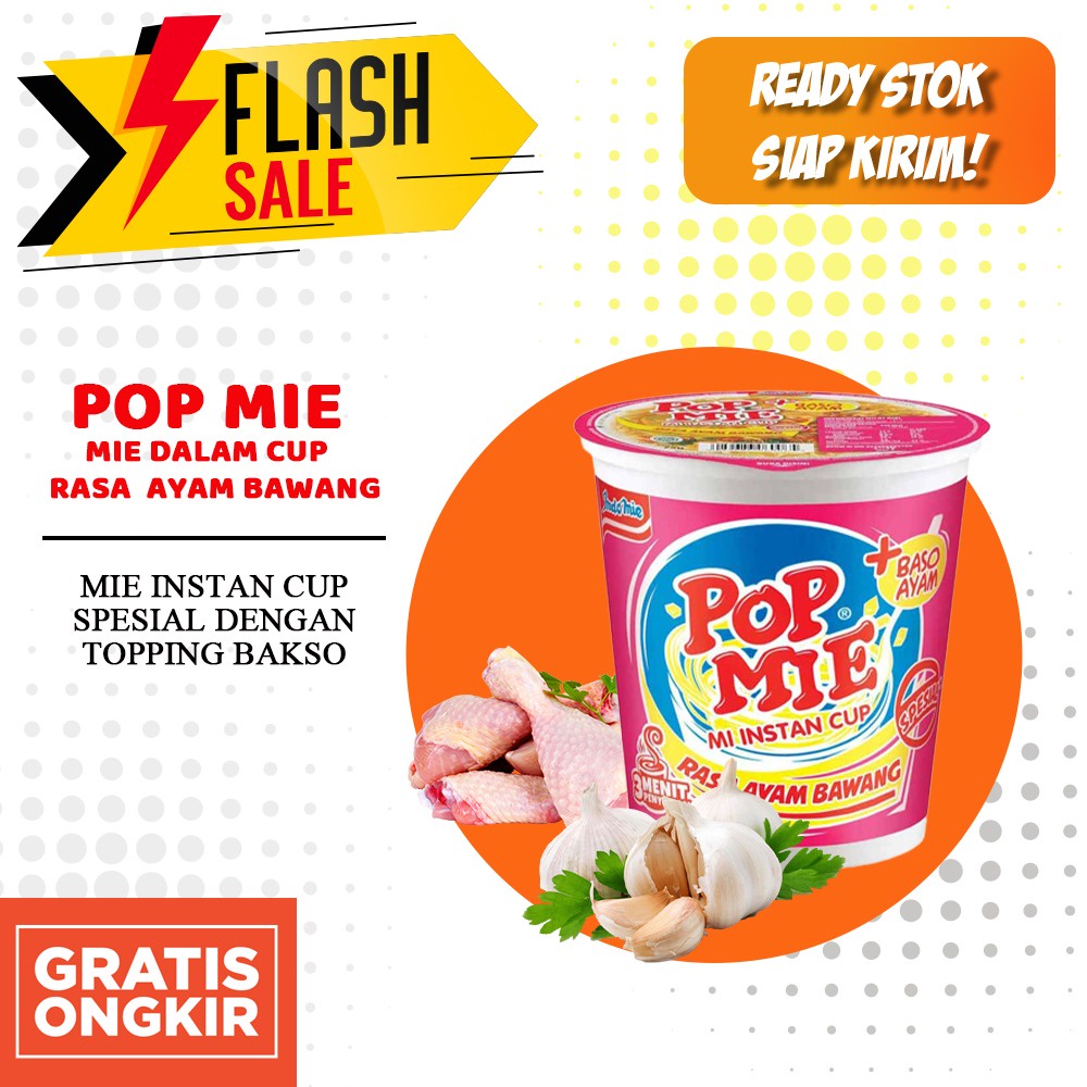 Pop Mie Taste Chicken Only / Instant Cup Noodles / Indonesian Favorite ...