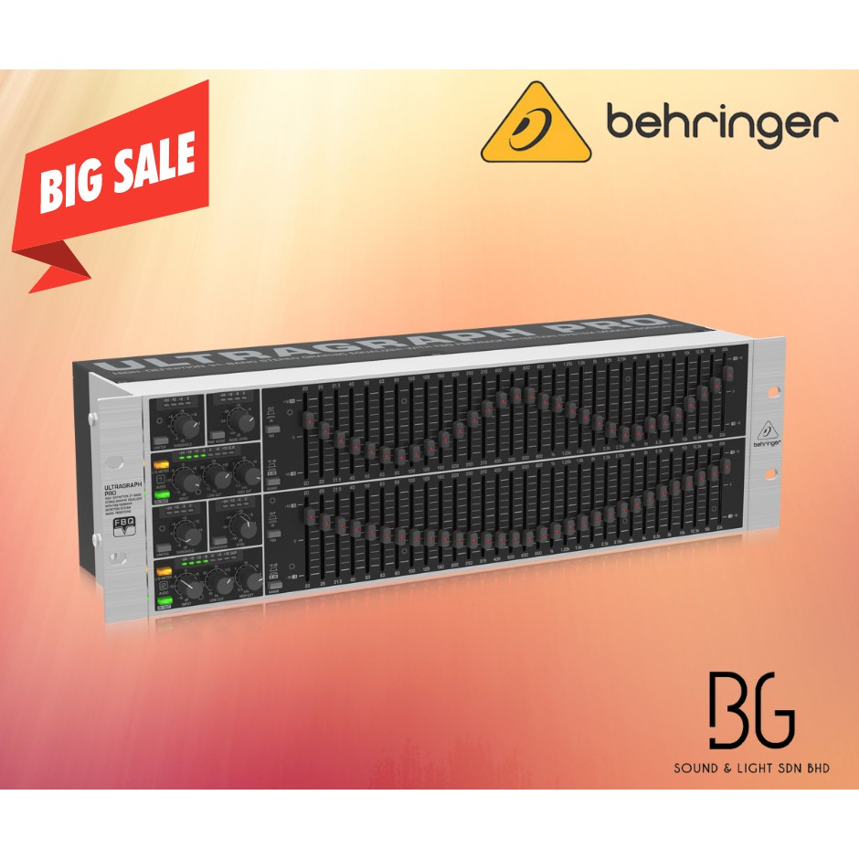 behringer FBQ6200HD HighDefinition 31Band Stereo Graphic Equalizer