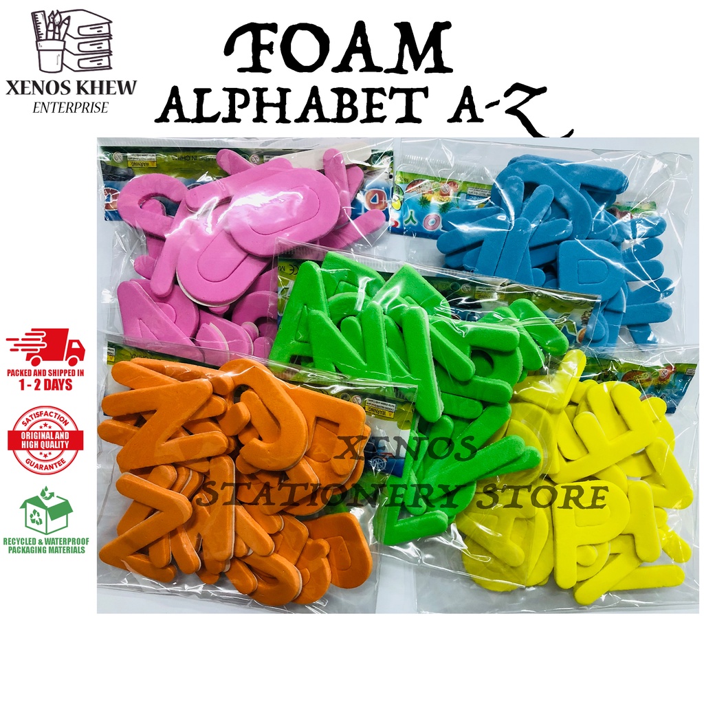 ABC ALPHABET EVA FOAM WORDINGS [ A-Z ] (READY STOCK)