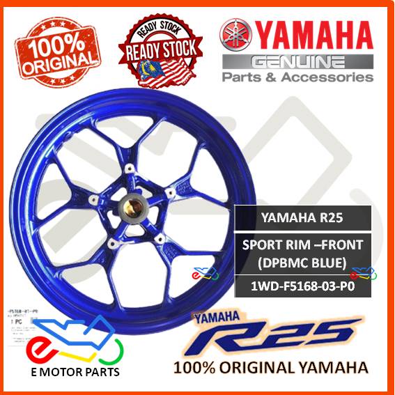 R25 MT15 SPORT RIM ORIGINAL YAMAHA YZF R25 CAST WHEEL RED BLACK CYAN ...