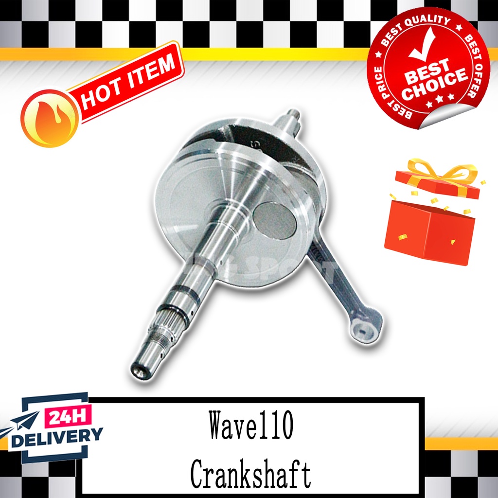 Wave110 Crankshaft Honda std gransap utk Wave 110 standard crankshaft