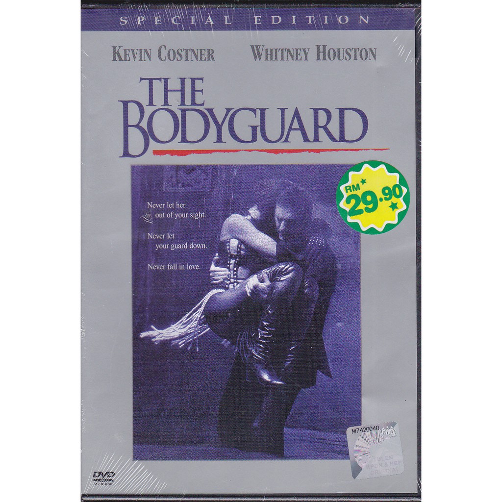 The Bodyguard Movie DVD Kavin Coster Whitney Houston