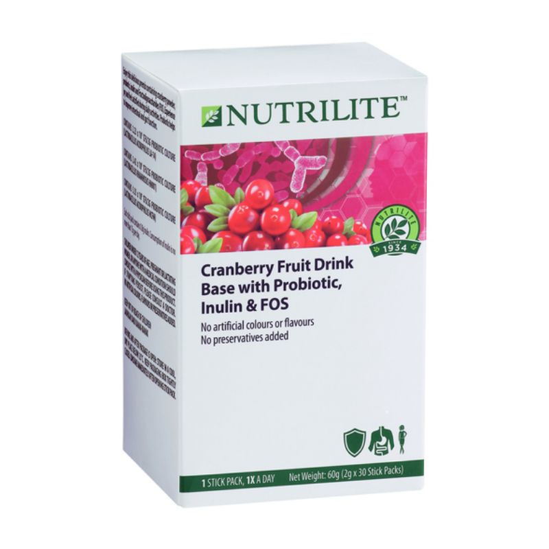 Nutrilite Cranberry Fruit Drink Base With Probiotic, Inulin & FOS ...