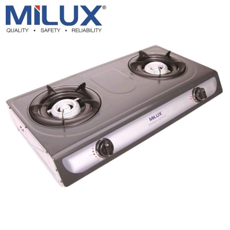 Milux gas stove double gas stove/dapur gas 2 tungku | Shopee Malaysia
