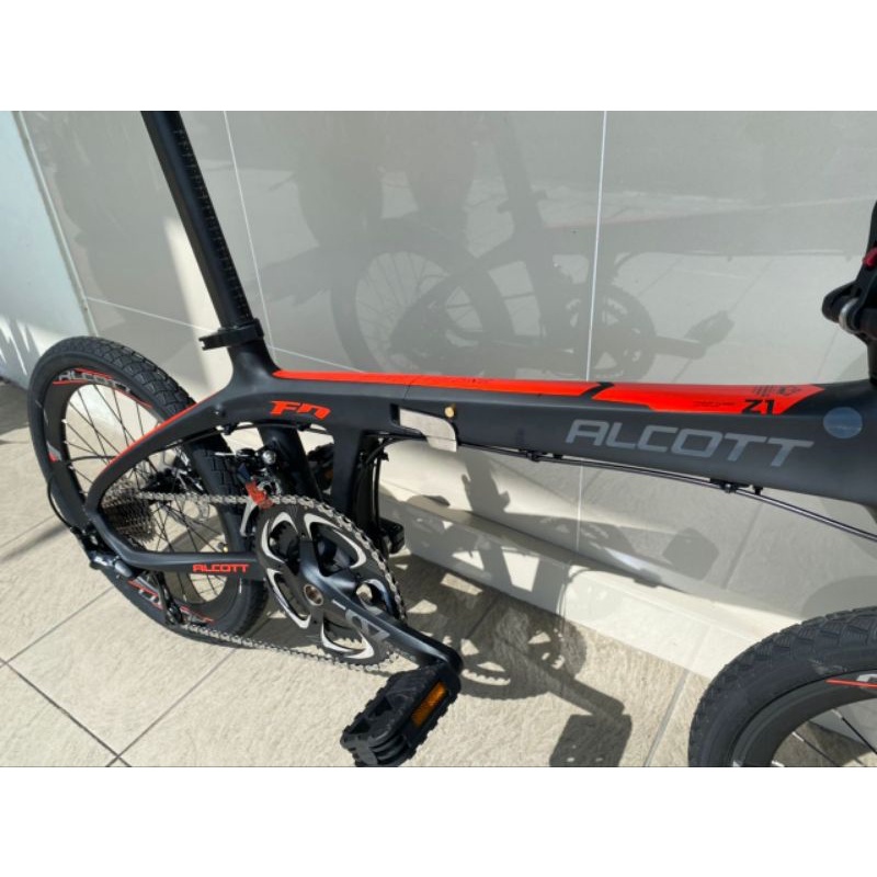 (Ready Stock) Alcott Z1 Carbon Folding Bike, Shimano 105 R7000 2x11