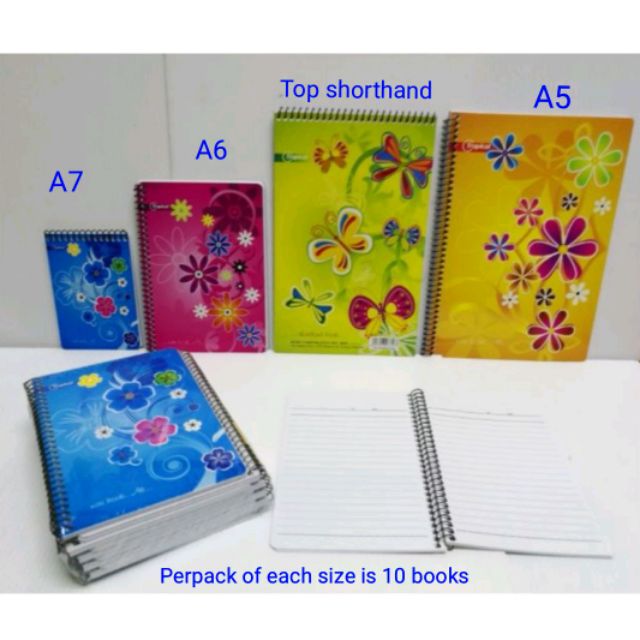 Tropical Spiral note book 50gsm 40sheets (pack/10 pcs) | Shopee Malaysia