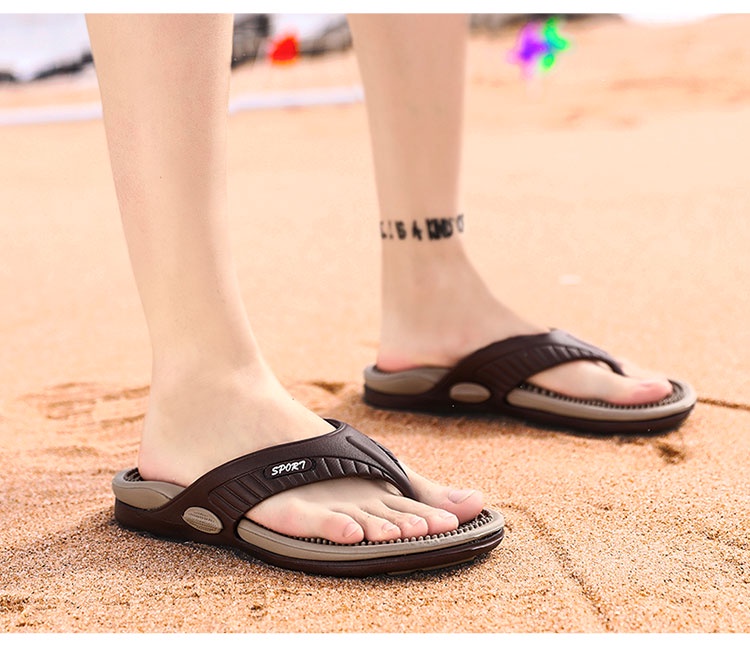 【JINTOHO】READY STOCK WALK IN Men Slippers Sandals Flip Flops Slipar ...