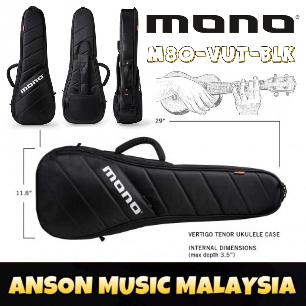 Mono Vertigo Tenor Ukulele Case, Black (M80-VUT-BLK) | Shopee Malaysia