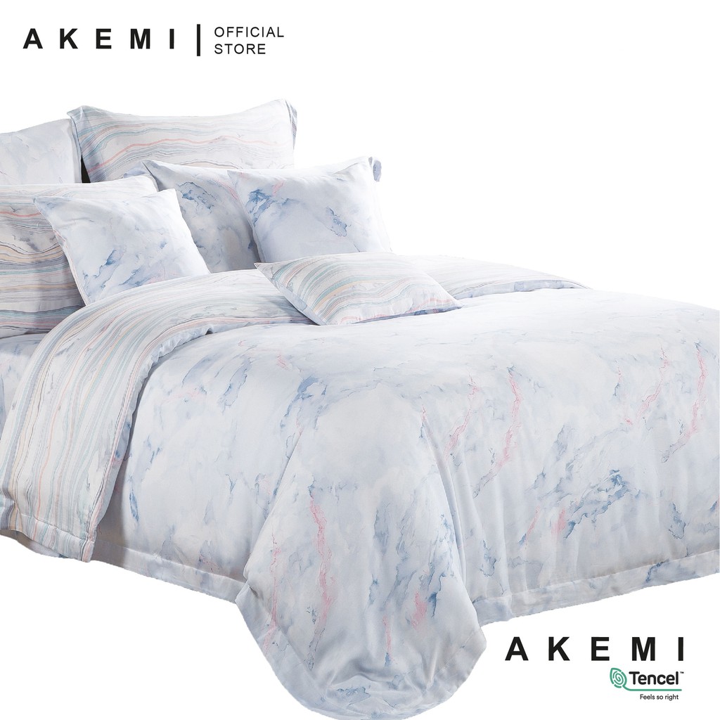 AKEMI TENCEL™ Lyocell Virtous Coleno Fitted Sheet Set 930TC Shopee Malaysia