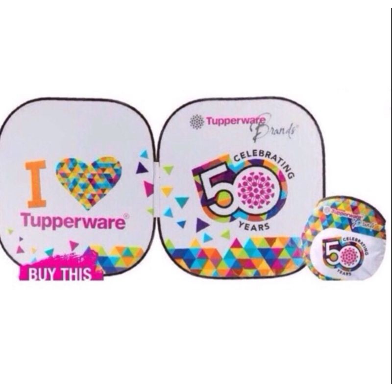 Tupperware 50th Anniversary Sun Shade | Shopee Malaysia