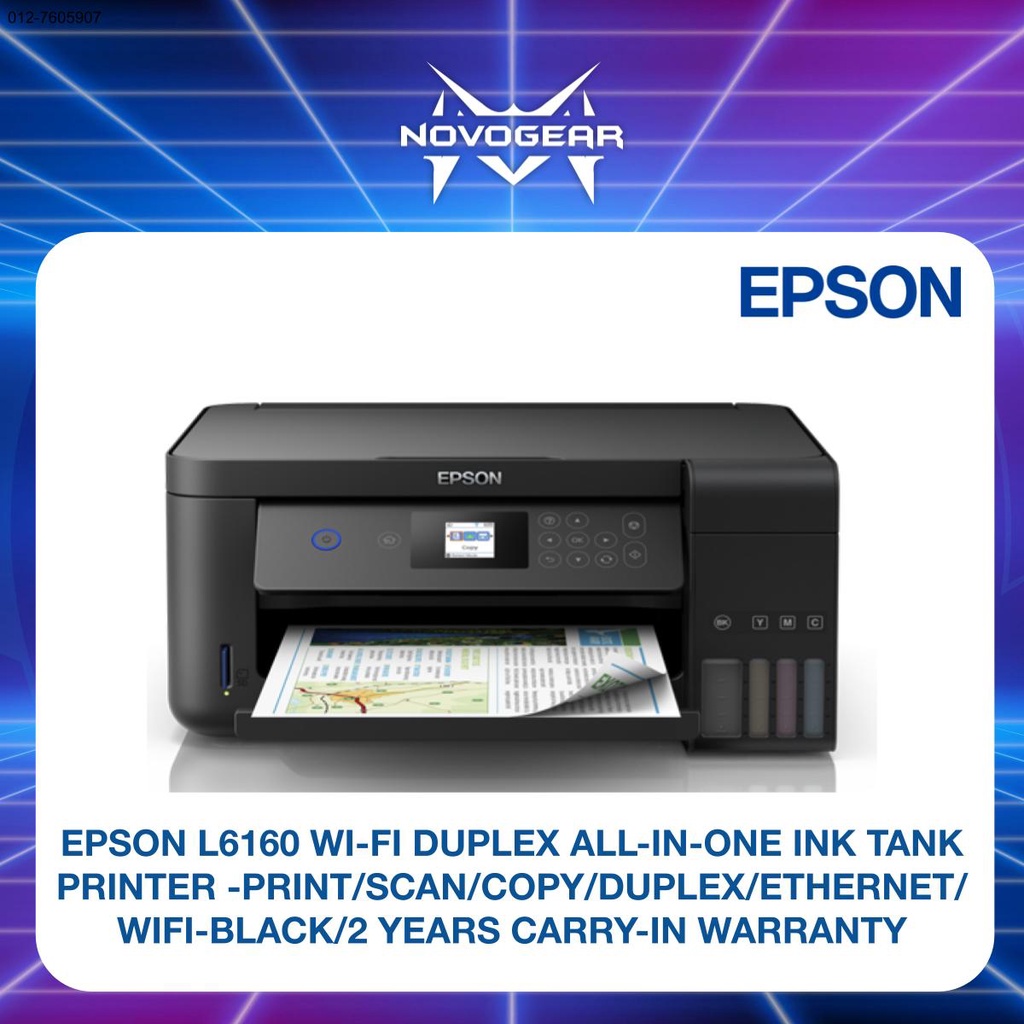 EPSON L6160 WI-FI DUPLEX ALL-IN-ONE INK TANK PRINTER-PRINT/SCAN/COPY ...