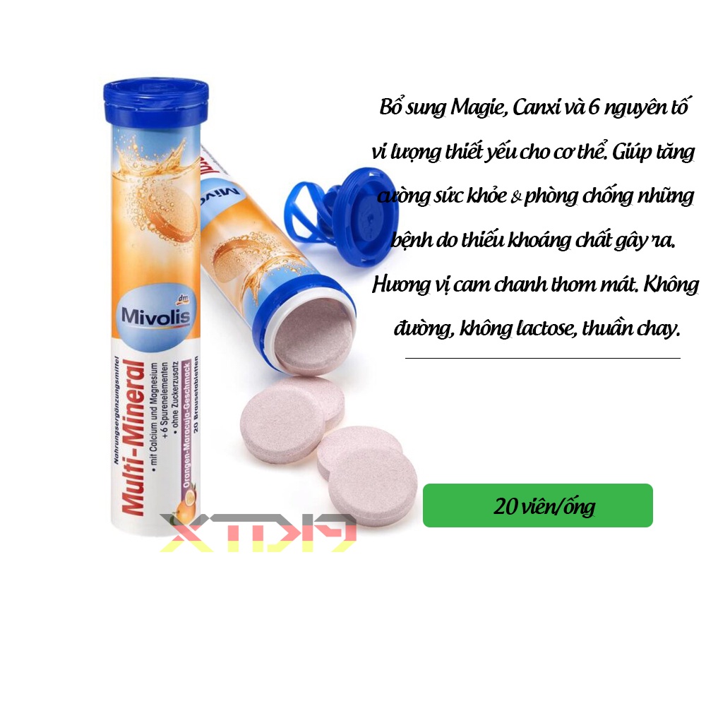 [Germany Product] Mivolis Vitamin B12 Effervescent Tablets 20 Tablets