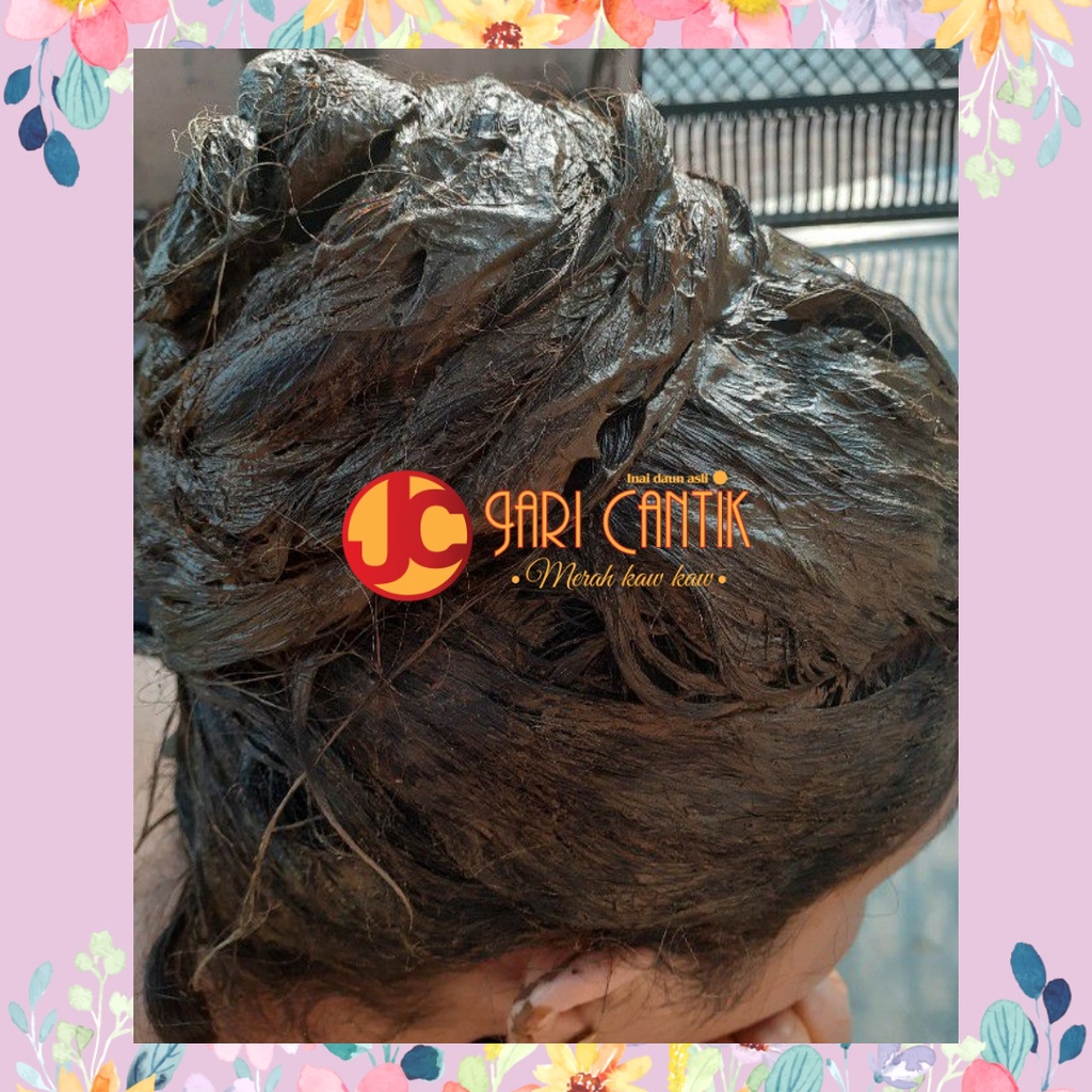 BELI 2 FREE 1 | Inai Rambut Halal Daun Asli Tak Turun Warna Dekat Towel ...