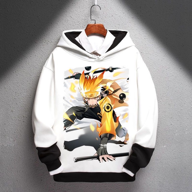 Naruto printed hoodie hotsell