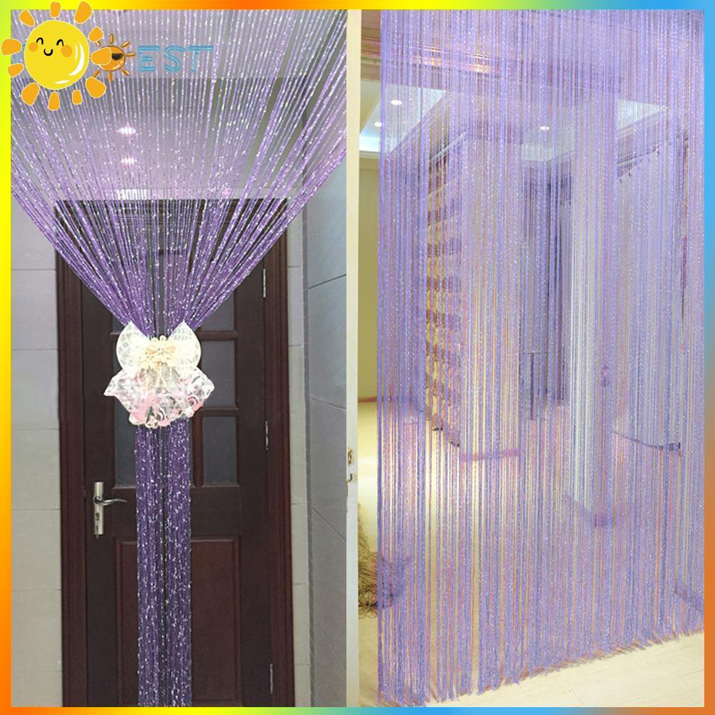 100*200cm Encryption String Line Curtain Door Window Decoration ...