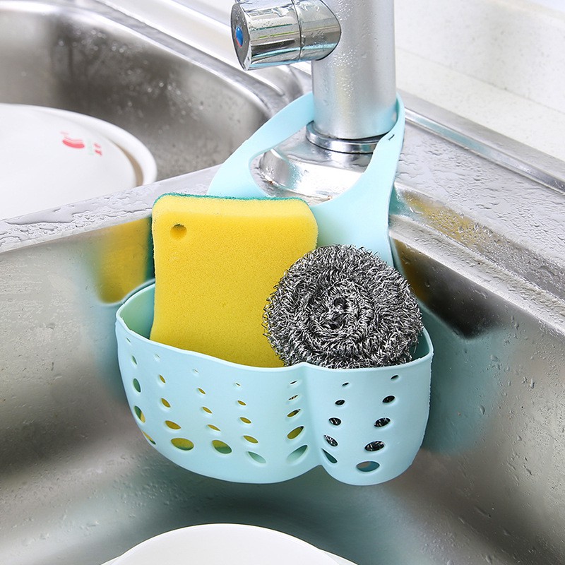 Kitchen Sink Sponge Basket Drain Water Sponge Bag | Shopee Malaysia