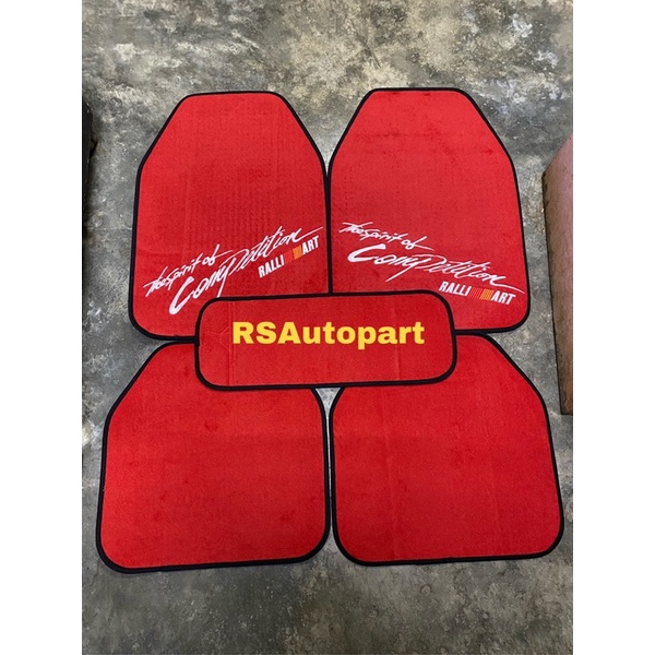 CARPET RALLIART UNTUK SEMUA KERETA | Shopee Malaysia