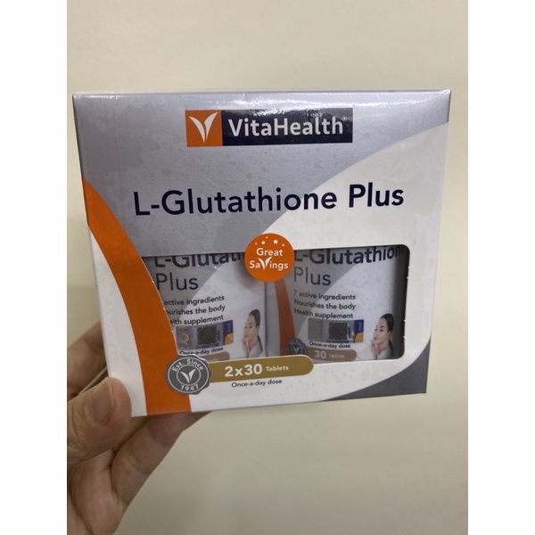 Vitahealth L-Glutathione Plus 30’s / 30’s+30’s Exp 27 June 2025 ...