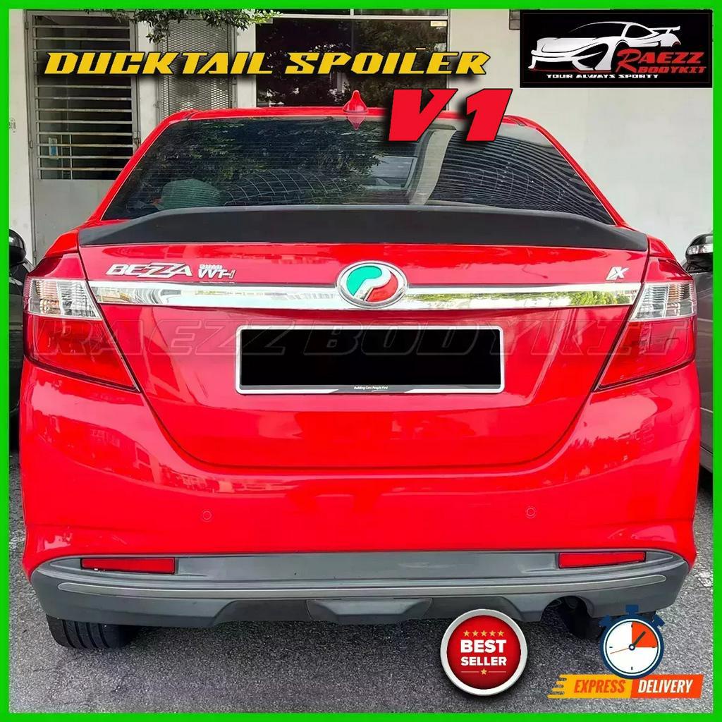 🔥READY STOCK🔥Perodua Bezza ** 2016 ~2023 ** Trunk Spoiler / Itik ...