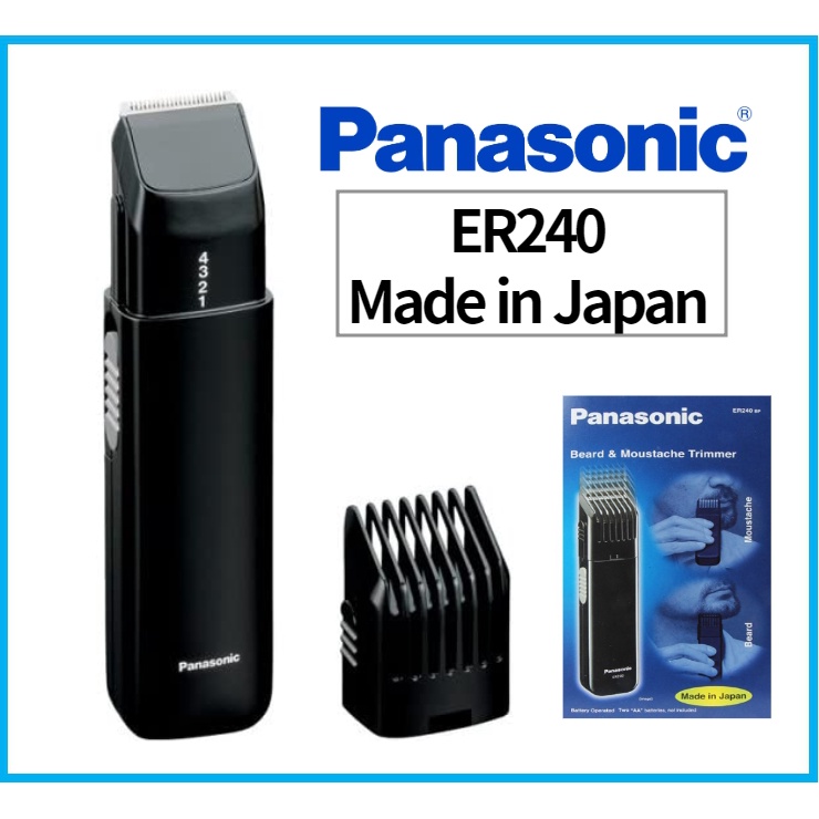 Panasonic ER240 Operated Beard Moustache Trimmer Made in Japan Shopee