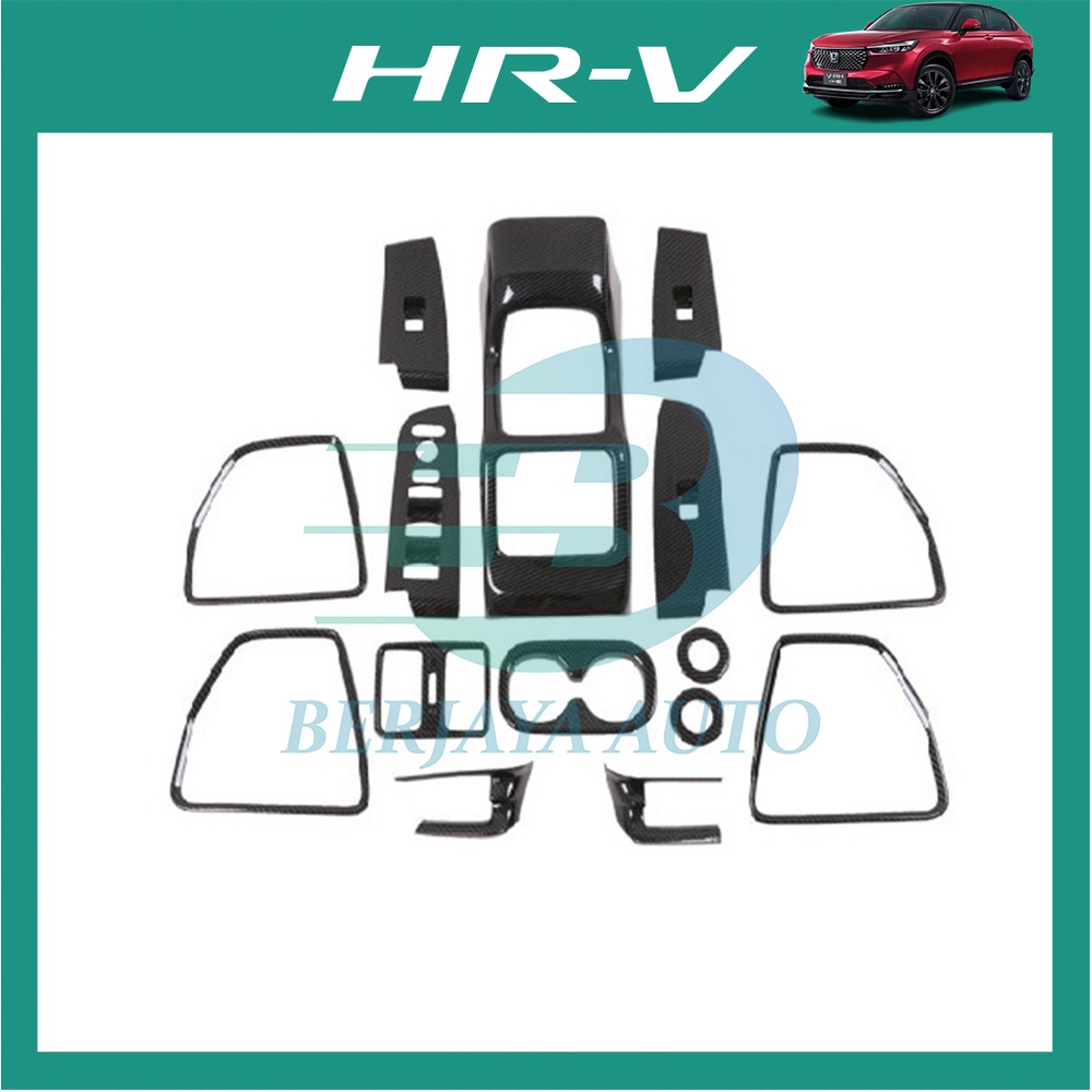 Honda HRV (2022-2025) Interior Decoration Carbon Fiber Design Trim For ...