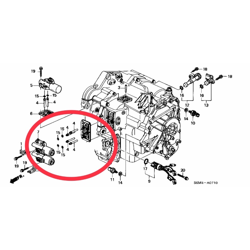 VTEC SOLENOID VALVE GASKET HONDA CIVIC FD ACCORD SDA ODYSSEY CRV STREAM ...