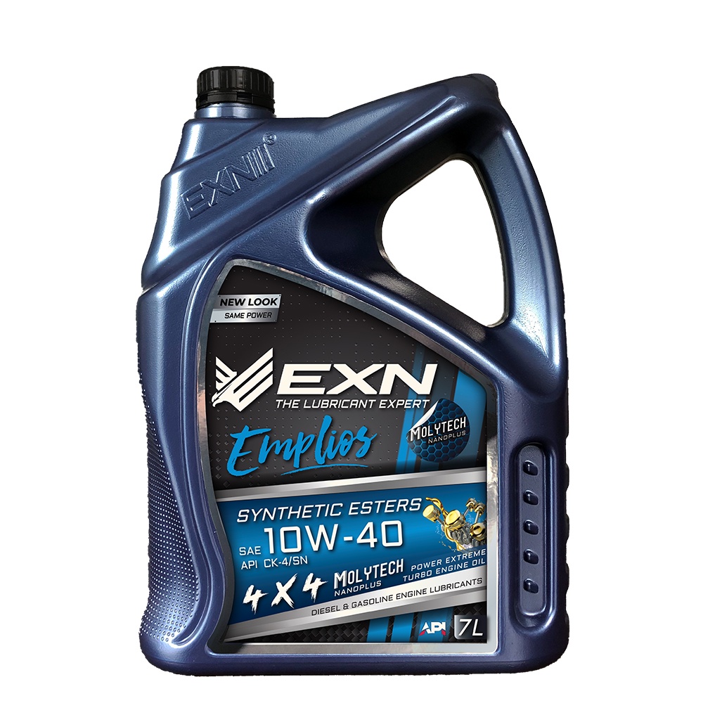 EXN - EMPLIOS SAE 10W40 SEMI SYNTHETIC ESTERS 7L - API CK-4/SN | Shopee ...